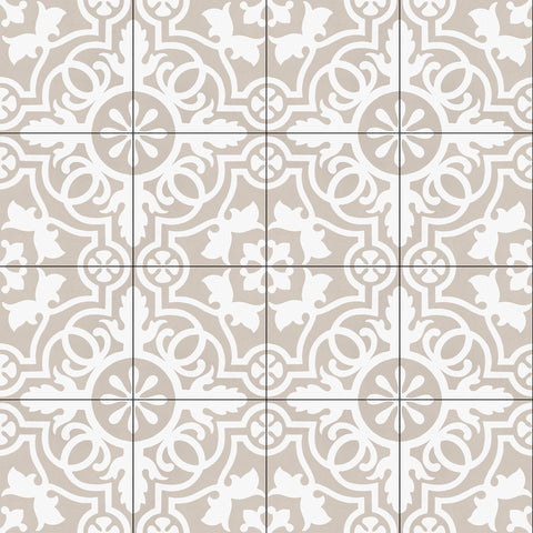 Amalfi Coast Organza Antique 8x8 Porcelain Tile
