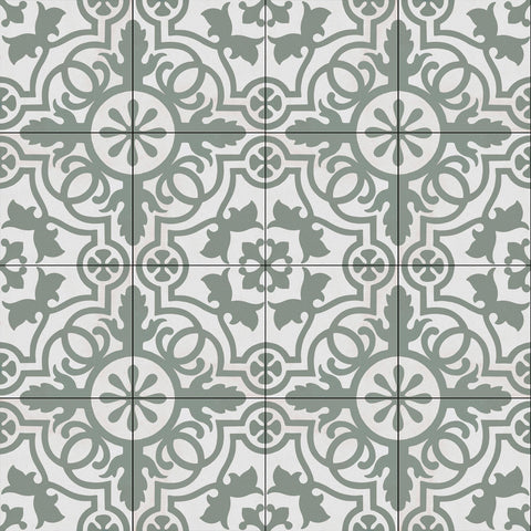 Amalfi Coast Olive Banquet 8x8 Porcelain Tile