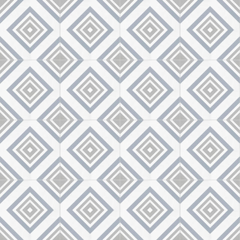 Amalfi Coast Italiano Kerchief 8x8 Porcelain Tile