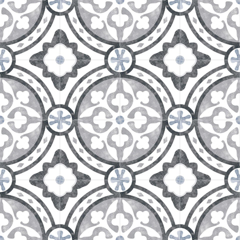 Retro Neuve Euro Fountain 8x8 Porcelain Tile