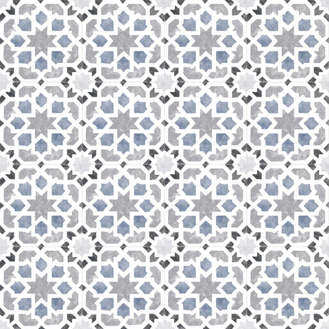 Retro Neuve Love Burst 8x8 Porcelain Tile