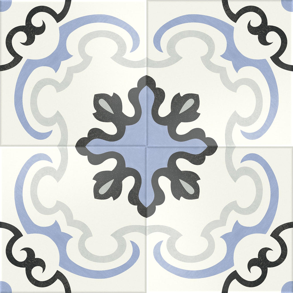 Florencial Graceful Tino 8x8 Porcelain Tile Glazzio Surfaces