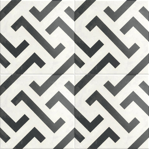 Florencial Torciano Maze 8x8 Porcelain Tile