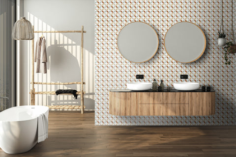 Foliaga Blanka 2x2 Recycled Glass Mosaic