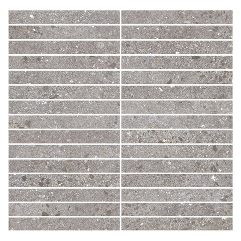 Gea Siva 1x6 Stripe Mosaic Natural