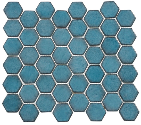 LAFAYETTE BLUE 2" HEXAGON