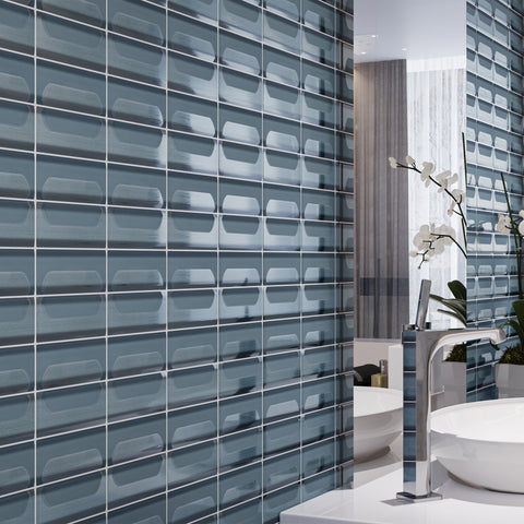 Jetson Moda Little Dipper 2X6 Glass Mosaic