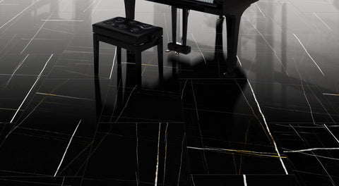 Granda Sahara Noir Black 24x48 Porcelain Tile