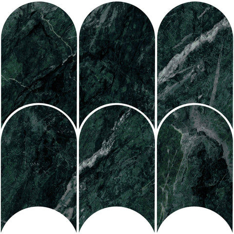 Noble Velluto Arch Mosaic Polished Tile