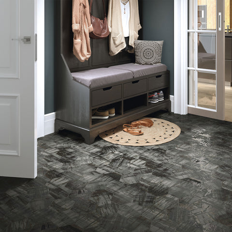 Princeton Glaze Nero Night 5x6 Porcelain Hex