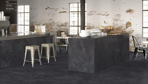 Smooth Operator Oscuro Polished 48x110 Porcelain Slab