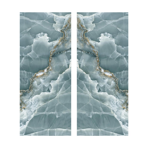 Smooth Operator Green Onyx 48x110 Porcelain Slab