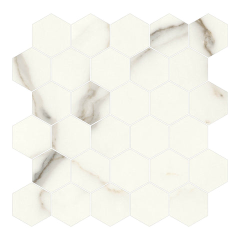 Archetype Nuvolo Polished Hexagon Mosaic