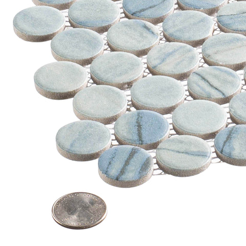 Belworth Celian Penny Round Mosaic