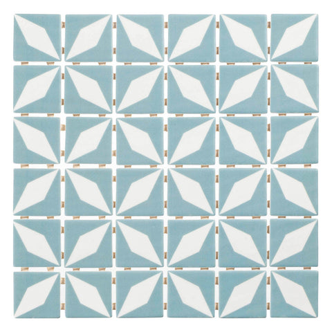 Fauna Varsha 2x2 Recycled Glass Mosaic