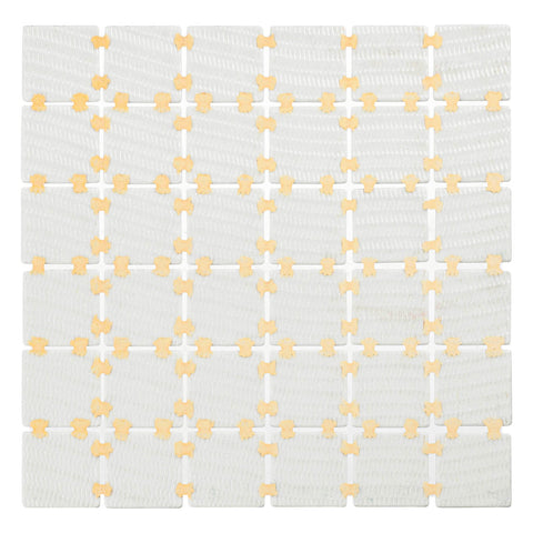 Fauna Varsha 2x2 Recycled Glass Mosaic