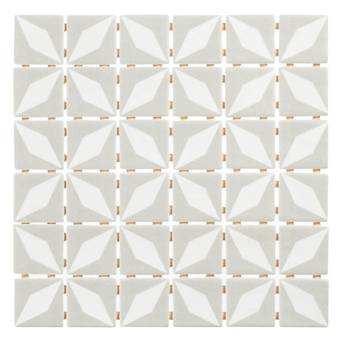 Fauna Finnia 2x2 Recycled Glass Mosaic