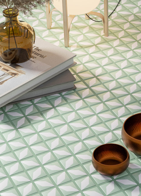 Fauna Carmina 2x2 Recycled Glass Mosaic