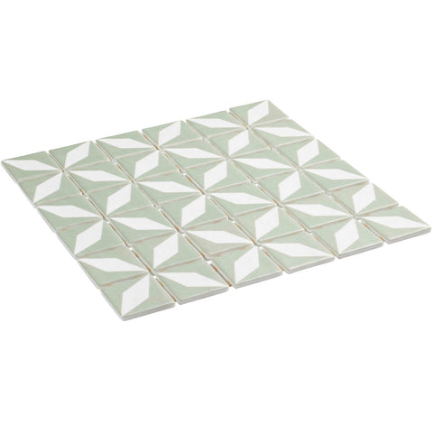 Fauna Carmina 2x2 Recycled Glass Mosaic
