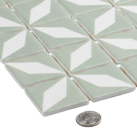 Fauna Carmina 2x2 Recycled Glass Mosaic