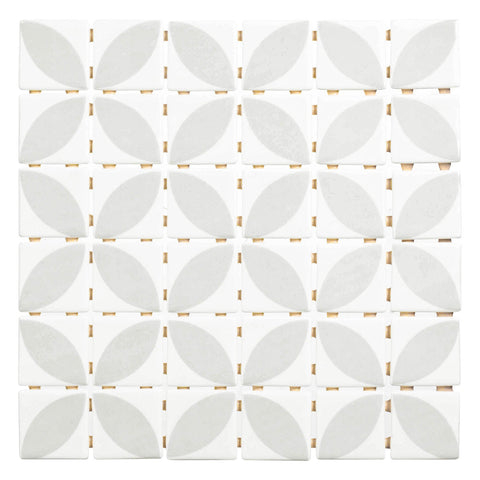 Foliaga Brunia 2x2 Recycled Glass Mosaic