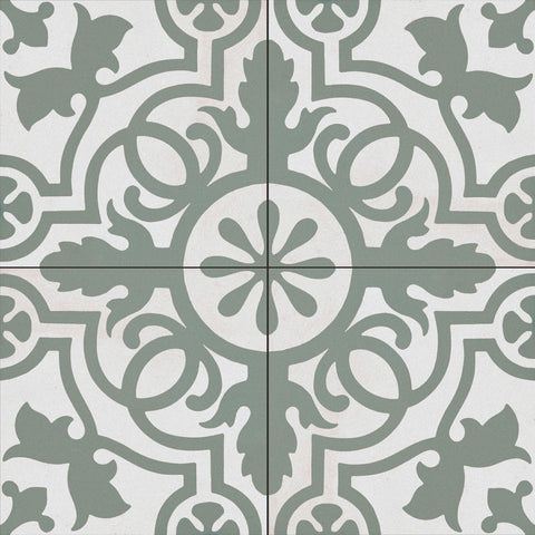 Amalfi Coast Olive Banquet 8x8 Porcelain Tile