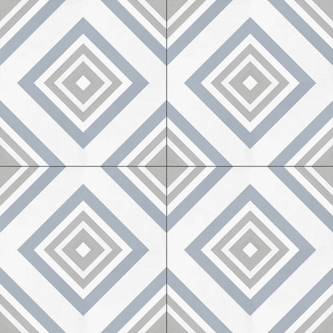 Amalfi Coast Italiano Kerchief 8x8 Porcelain Tile