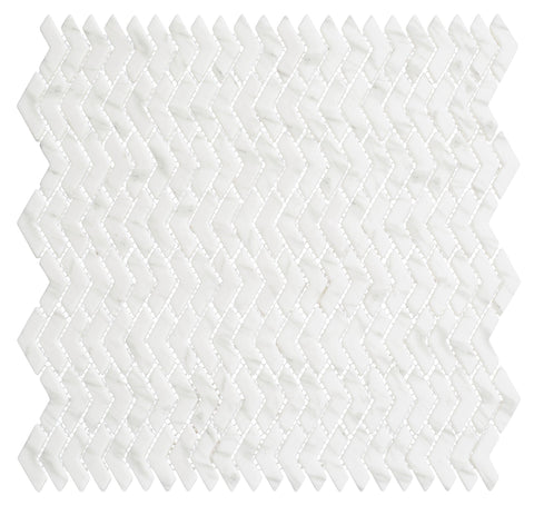 Antiquities Israeli Dove Zig-Zag Recycled Glass Mosaic