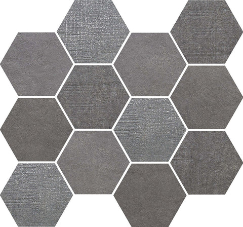 Chi-Town Deep Dish Hex Mosaic - - Glazzio Surfaces - glazziosurfaces.com