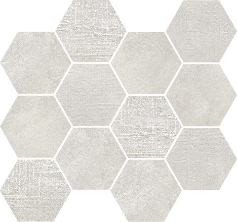 Chi-Town Windy City Hex Mosaic - - Glazzio Surfaces - glazziosurfaces.com