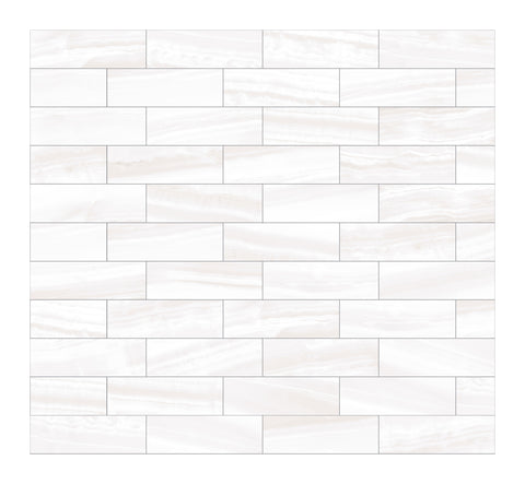 Early Dawn Baby Powder 4x12 Ceramic Tile