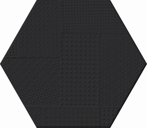 Skin Mamba 8x7 Hex Tex Porcelain Tile - - Glazzio Surfaces - glazziosurfaces.com