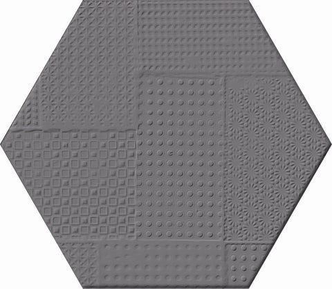 Skin Komodo 8x7 Hex Tex Porcelain Tile - - Glazzio Surfaces - glazziosurfaces.com
