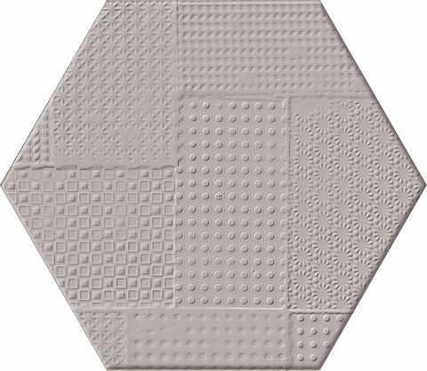 Skin Basilisk 8x7 Hex Tex Porcelain Tile - - Glazzio Surfaces - glazziosurfaces.com