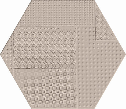 Skin Enchi 8x7 Hex Tex Porcelain Tile - - Glazzio Surfaces - glazziosurfaces.com