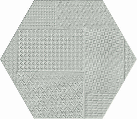 Skin Anole 8x7 Hex Tex Porcelain Tile - - Glazzio Surfaces - glazziosurfaces.com