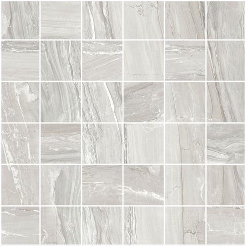 Granda II Eos Pearl 2x2 Porcelain Mosaic