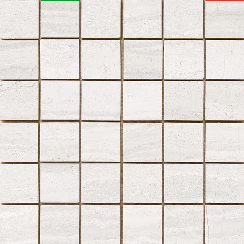 Granda II Tuscany White 2x2 Porcelain Mosaic