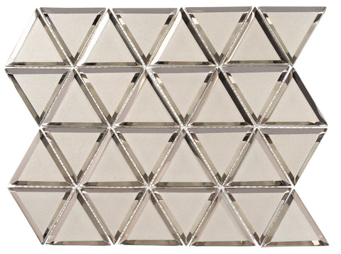 Pinwheel Halo Fantasy Triangle Glass Mosaic