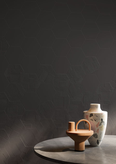 Skin Mamba 8x7 Hex Tex Porcelain Tile - - Glazzio Surfaces - glazziosurfaces.com