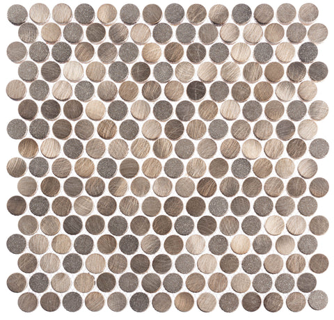 Urban Jungle Old Python 12x12 Penny Round Mosaic