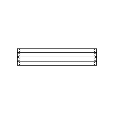 FLUTED 2x10