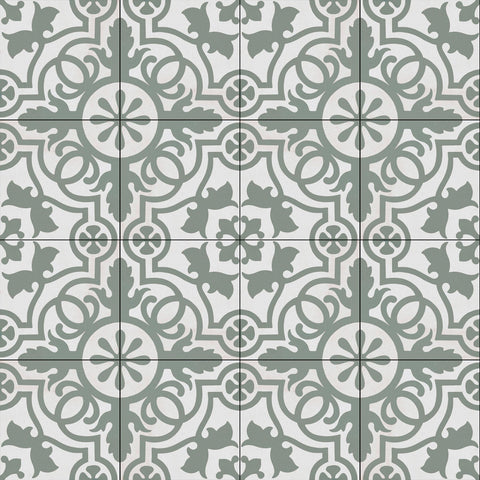 Amalfi Coast Olive Banquet 8x8 Porcelain Tile