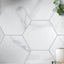 Bismarck Palmer Oley Finesse 8x9 Porcelain Hexagon Tile