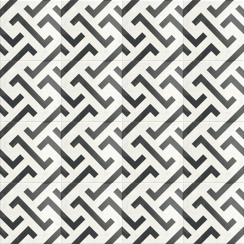 Florencial Torciano Maze 8x8 Porcelain Tile