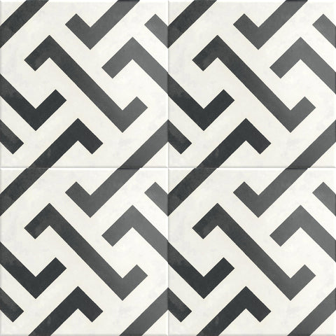 Florencial Torciano Maze 8x8 Porcelain Tile