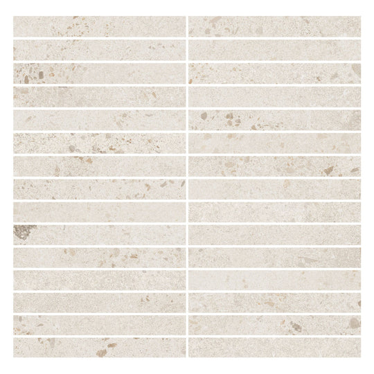 Gea Kao 1x6 Stripe Mosaic Natural