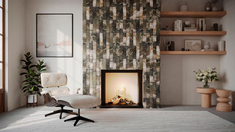 Lusso Ora Nera 2.5x10 Matte Tile