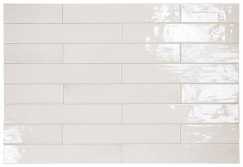 Manacor White 2.5x16 Ceramic Tile