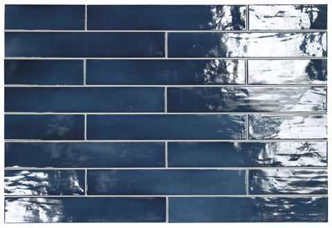 Manacor Ocean Blue 2.5x16 Ceramic Tile